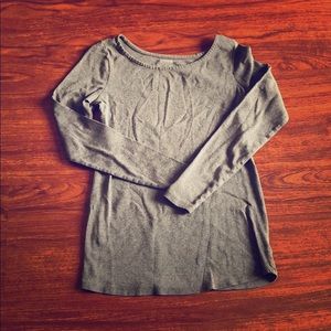 Motherhood Maternity gray long sleeve tee